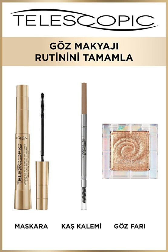 Telescopic Gold Maskara - Siyah Dm