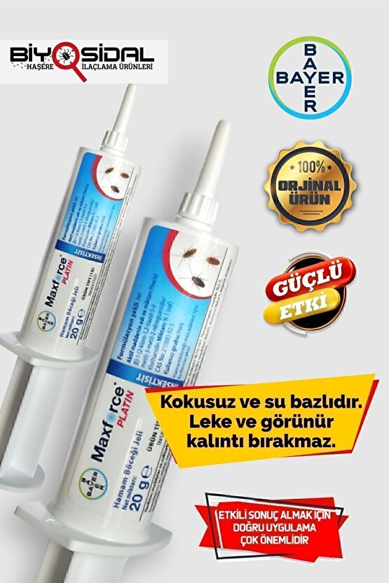 Maxforce Platin Hamamböceği Jeli 20gr ( 2027 )
