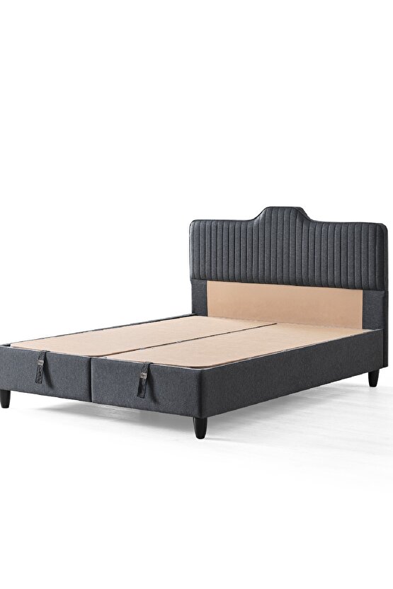 Menekşe Çift Kişilik Depolamalı Sandıklı Baza ve Başlık 2’li Set