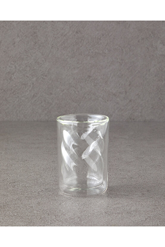Togo Borosilikat Çift Cidarlı Bardak Şeffaf