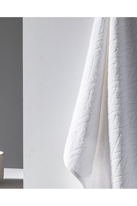 Colette %100 Pamuk Banyo Havlusu - Beyaz