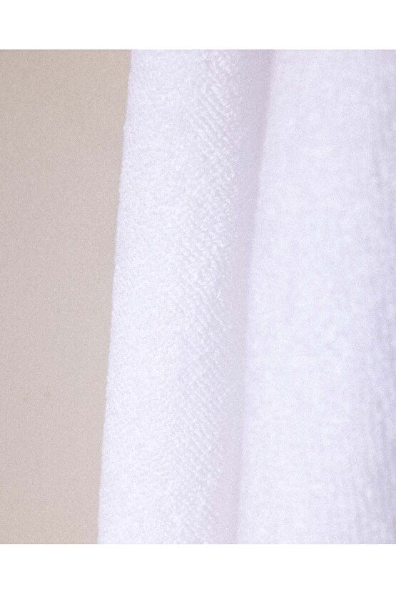 Caresse %100 Pamuk Banyo Havlusu - BeyazKırmızı - 70x140 cm