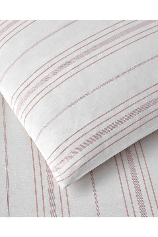 Crystal Vibe İpliği Boyalı Çift Kişilik Çarşaflı Nevresim Takımı 200x220 cm Pembe