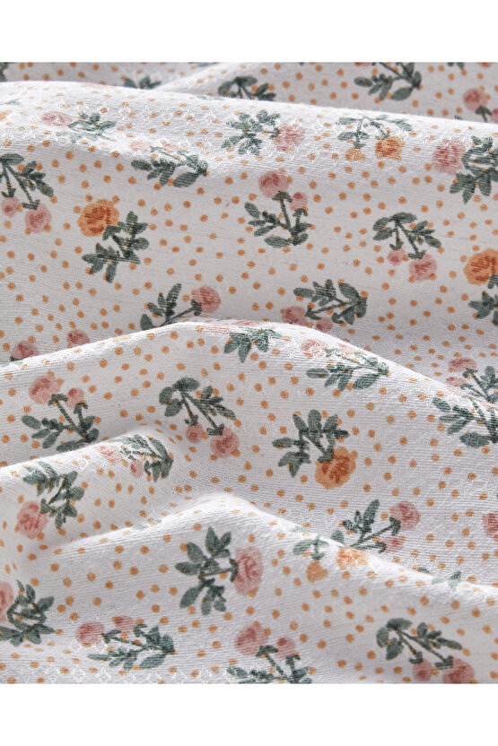 Crispy Dots Ecosoft Tek Kişilik Pike 150x220 cm Yeşil