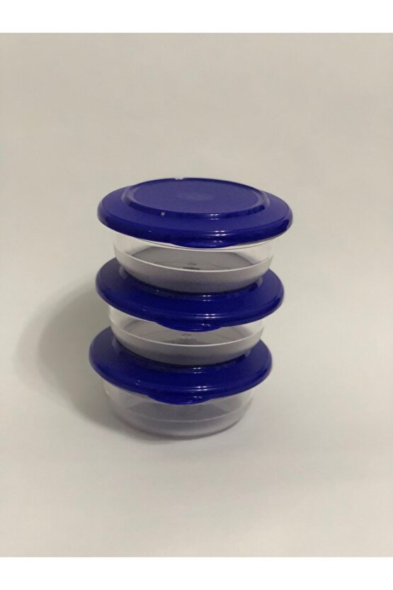 Kristalin   275 ml Mavi Kapak Kristal 3lü Set