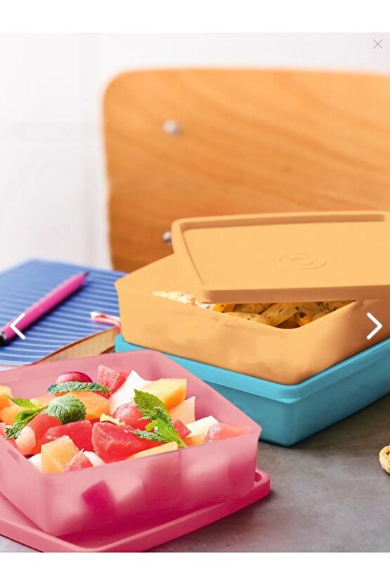 Eco+ Kare 3lü Tasıma Kabı Seti