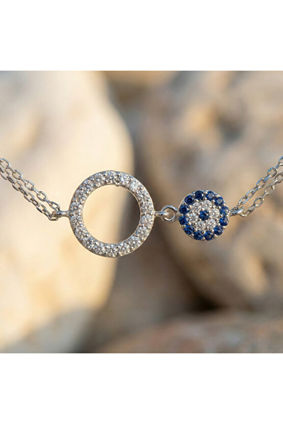 Taşlı Halka Bileklik