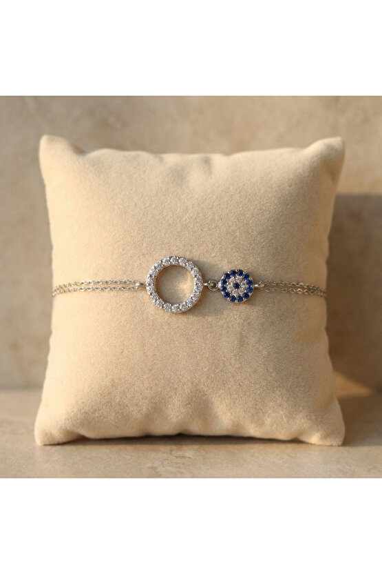 Taşlı Halka Bileklik