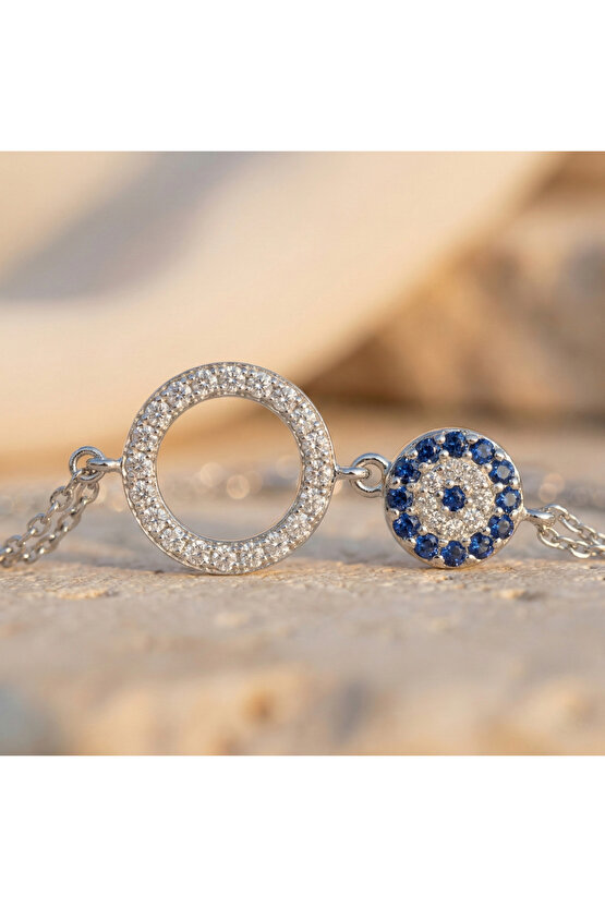 Taşlı Halka Bileklik