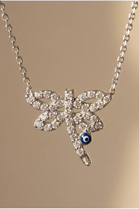 Nazar Boncuk Detaylı Yusufçuk Kolye