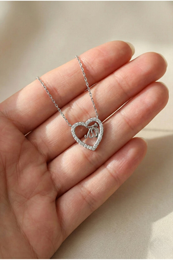 Kalp Içinde Allah Lafzı Kolye