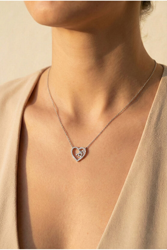 Kalp Içinde Allah Lafzı Kolye