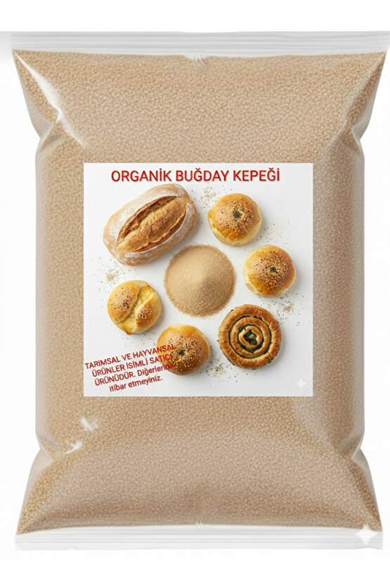 Organik, Katkısız, Doğal Buğday Kepeği Unu 1 Kğ