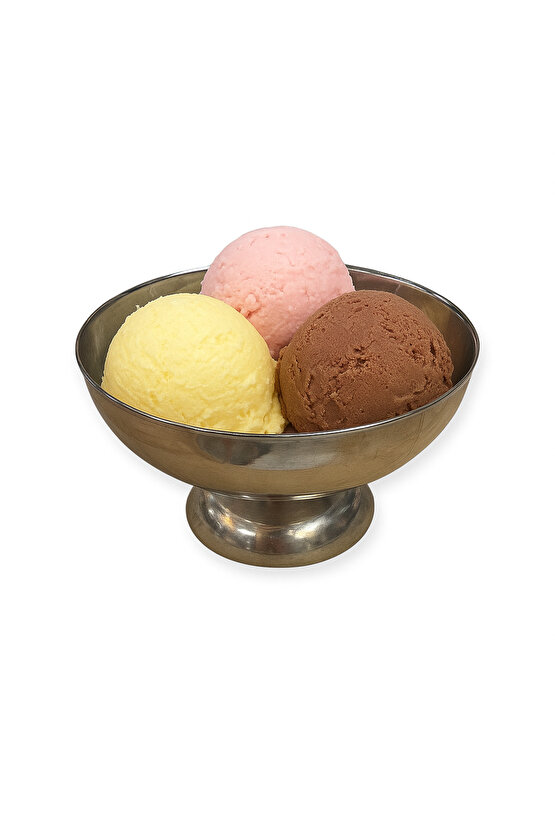 Paslanmaz Çelik Pilav Ölçeği Ve Dondurma Kasesi 1 Adet