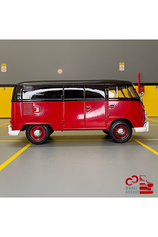 Volkswagen Type 2 (t1) 124 Ölçek Motormax *c&c Model Garage* Diecast Metal Model Araba