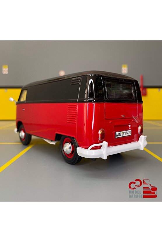 Volkswagen Type 2 (t1) 124 Ölçek Motormax *c&c Model Garage* Diecast Metal Model Araba