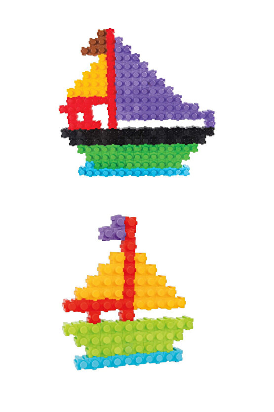 Oyuncak Çıt Çıt Bloklar 224 Parça Aktivite ve Tasarım Gelişim Oyuncağ