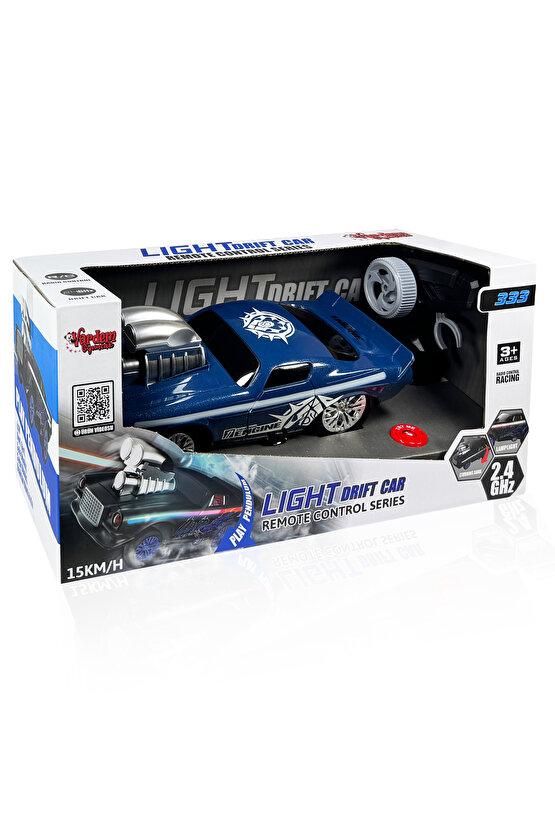 Vardem Uzaktan Kumandalı Full Fonksiyon Şarjlı Işıklı 2.4G Crazon (Çılgın) Renkli Drift Araba