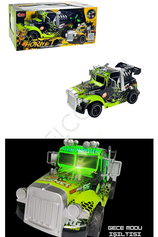 Oyuncak Araba 2.4 Ghz Uzaktan Kumandalı Full Fonksiyon Buhar Çıkartan Ve Drift Atabilen Tır