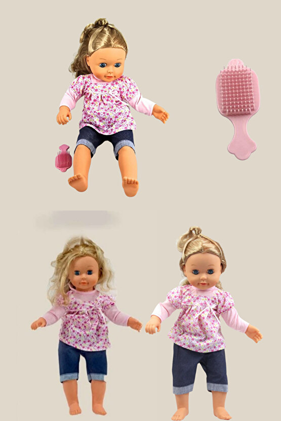 Oyuncak Bebek 16 soruya 70 Farklı Cevap Veren Akıllı Oyuncak Mila Bebek 50 cm