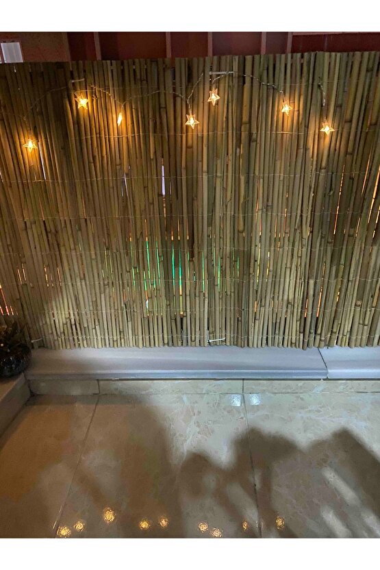 Bambu Çit Kamış Çit Hasır Çit 1,5x4,5 Metre Eni 1,5 Metre Uzunluk 4,5 Metre