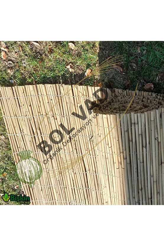 Bambu Kamış Çit, Bahçe Çiti, Balkon Çiti, Hasır Çit, Gölgelikmisina ile örülmüş