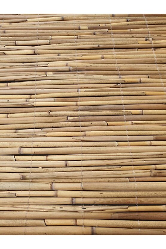 80cmx4.5m Doğal Bambu -bahçe Çiti - Gölgelik Hasır -tavan Dekorasyon