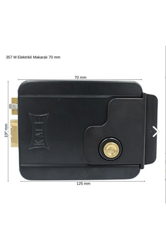 Elektriklii Otomat Butonlu Makaralı 357M SİYAH