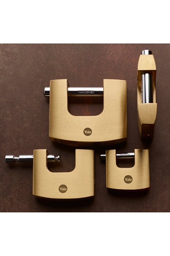 Oval Kayar Pimli Pirinç Asma Kilit 80 Mm