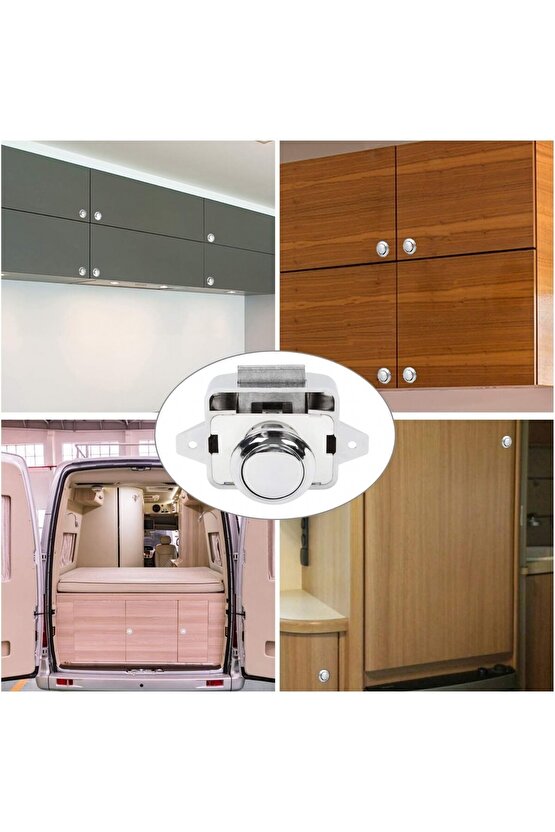 Karavan Kapı Dolap Çekmece Mobilya Yat Gemi Tekne Kilidi Krom