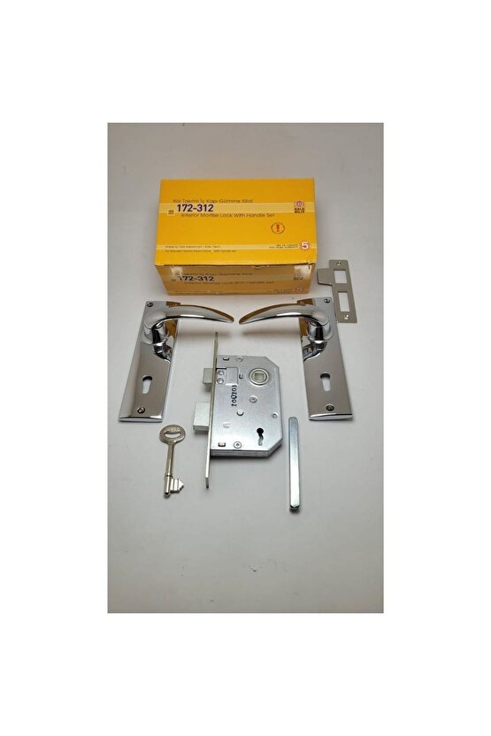 İç Kapı Gömme Kilidi Kapı Kolu Takımlı Ahşap Kapılar İçin UNİON