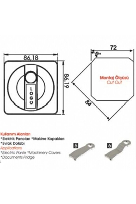 Sermak Dolap Kilidi 208 2