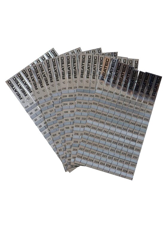 138-188 C Reatec Geri Dönüşümsüz Sıcaklık Ölçüm Etiketi (10lu Paket)