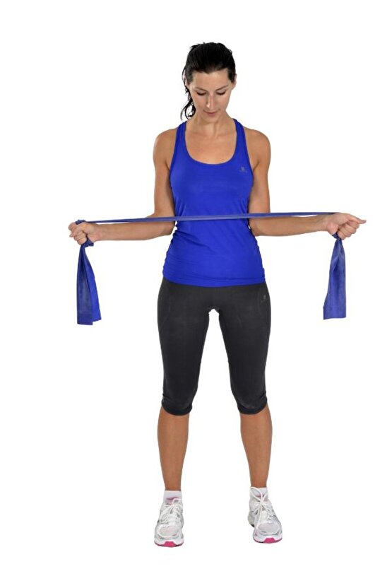 Pilates & Yoga Egzersiz Bandı , Theraband Mavi Renk 1.5 Mt