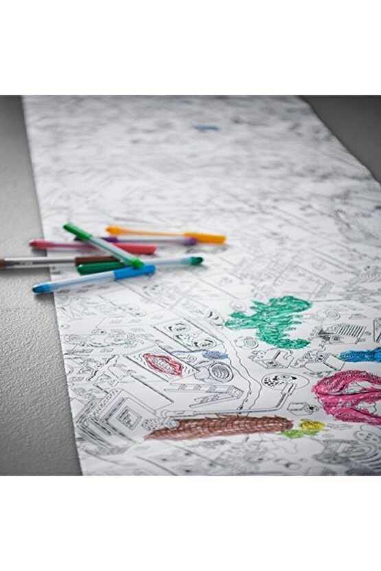 Çeşitli Renkler 24lü Keçeli Kalem Boya Kalemi Kalem Seti Çocuk Eğitici Oyuncaklar