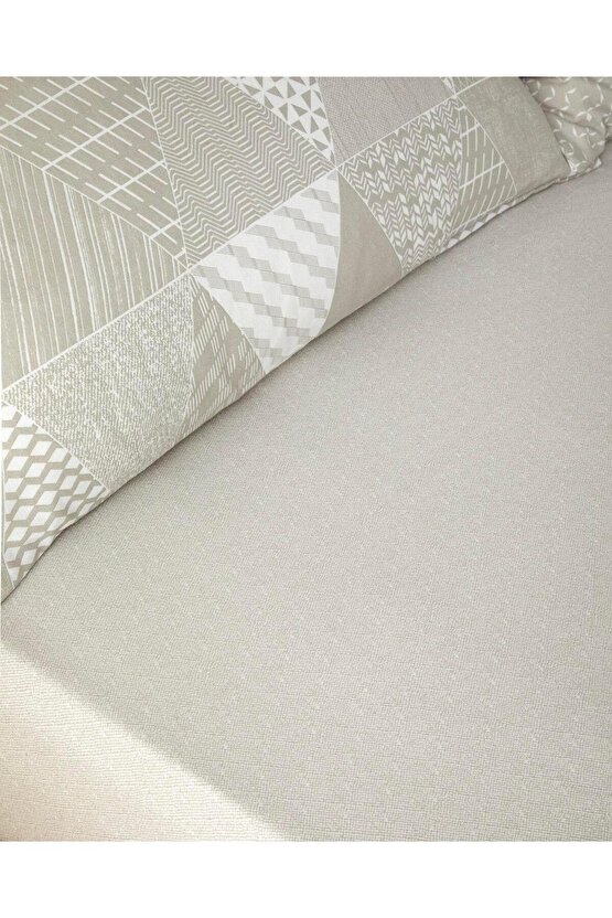 Trio Patch Kolay Ütülenir Çift Kişilik Nevresim Takımı