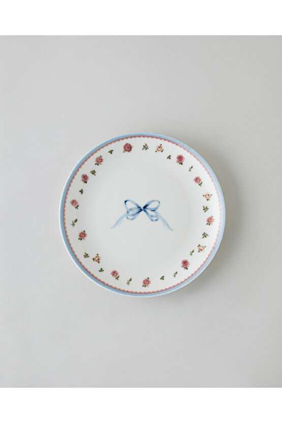 Maze Porselen 6lı Pasta Tabağı 19 cm Renkli