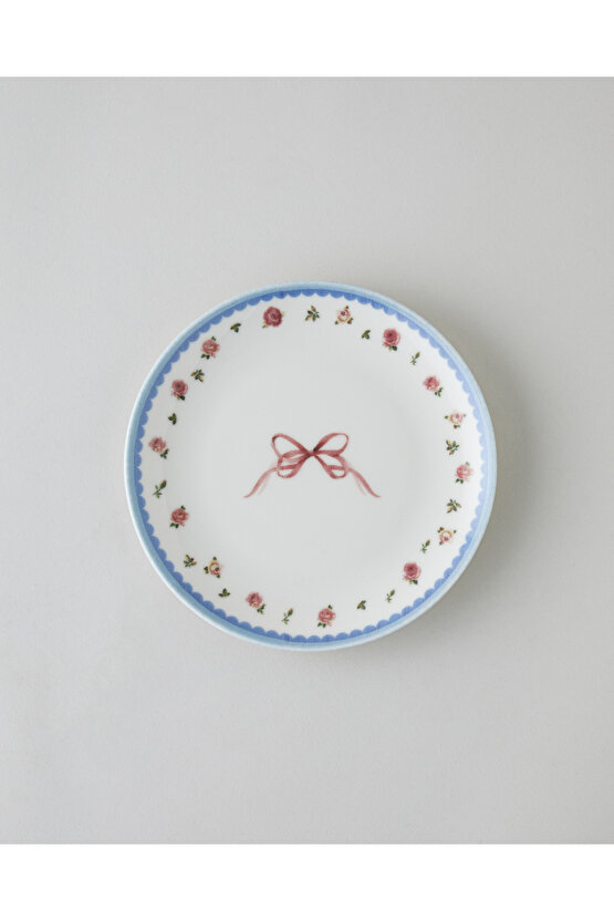 Maze Porselen 6lı Pasta Tabağı 19 cm Renkli