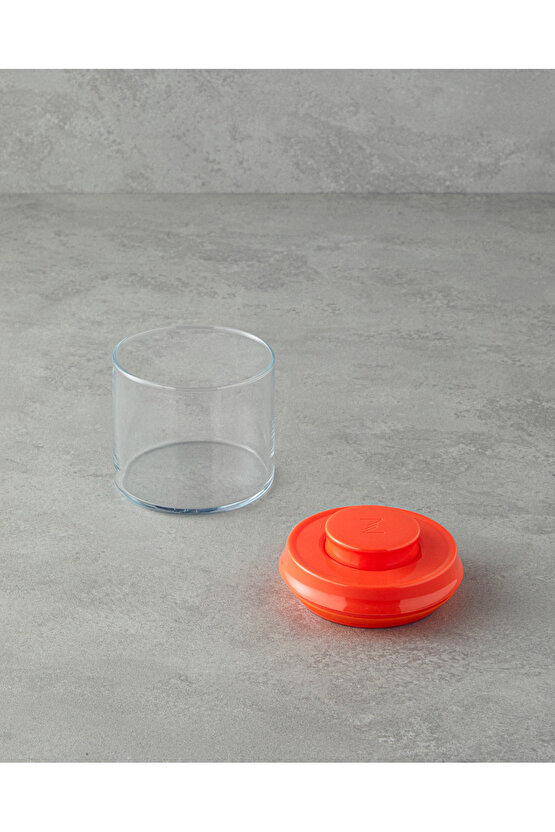 Zest Glass Cam Vakumlu Kavanoz Turuncu