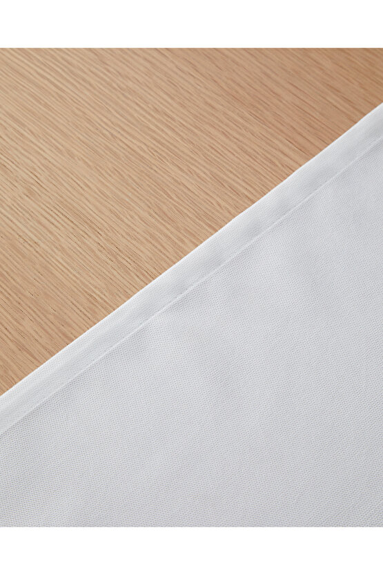 Shellwave Polyester Runner 40x140 cm Beyaz - Mavi