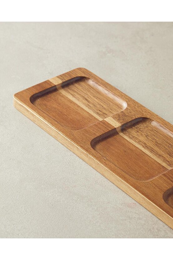 Orient Akasya 4 Parça Sunumluk Koyu Kahverengi