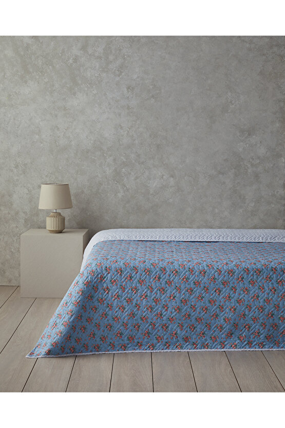 Rose Harmony Çift Kişilik Çok Amaçlı Örtü Pembe