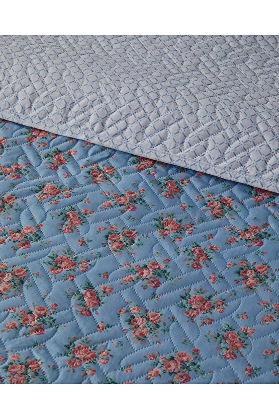 Rose Harmony Çift Kişilik Çok Amaçlı Örtü Pembe