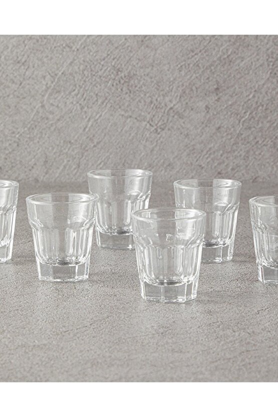 Mona Cam 6lı Bardak 45 ml Şeffaf