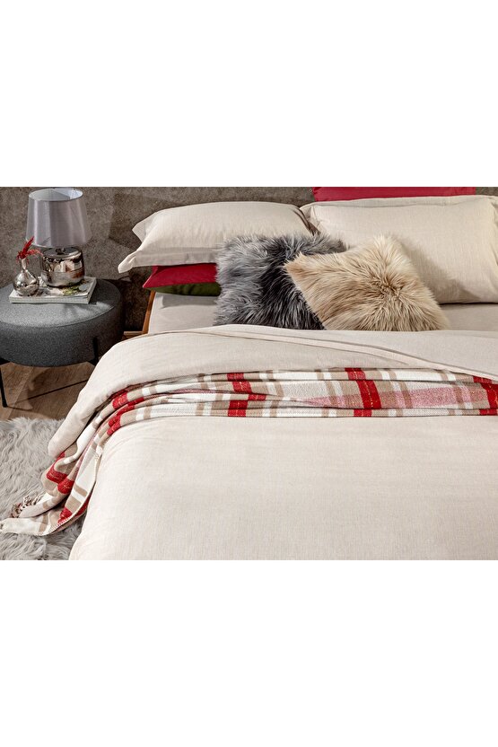 Elegant Gleam Shiny Ipliği Boyalı Tek Kişilik Nevresim Takımı 160x220 Cm Gold