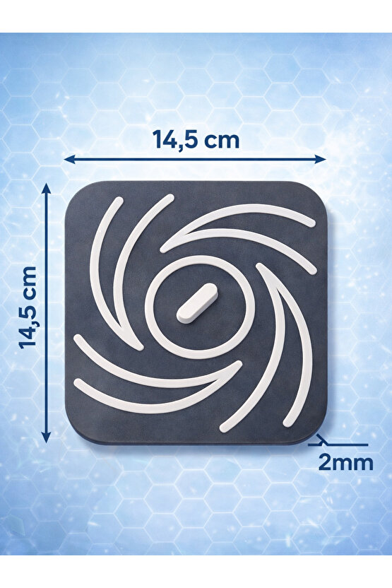 Kötü Koku Böcek Önleyici Gider Tıpası Lavabo Balkon Tuvalet Gider Kapatıcı Kapak Silikon Siyah-Beyaz