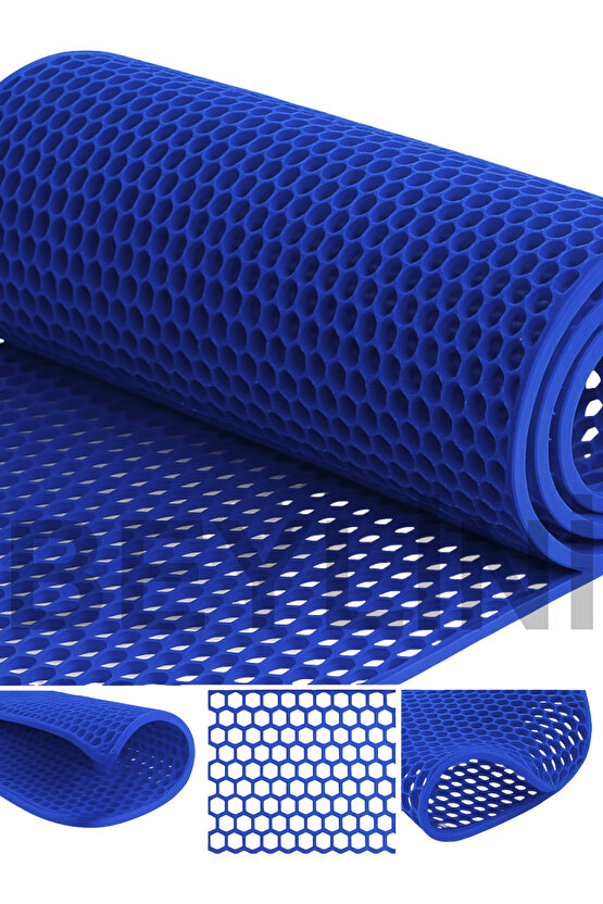 Bal Petek PVC Paspas Islak Zeminlerde Kaydırmaz İç Dış Mekan Banyo Duş Lavabo Havuz Kenarı Halısı