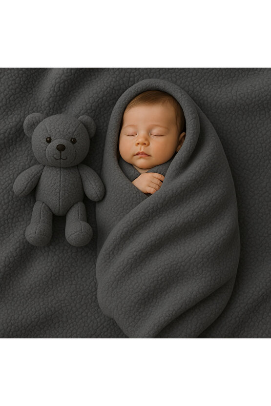 Welsoft Peluş Kumaş Çift Taraflı Yıkanabilir Kesilebilir Koltuk Battaniye Yastık Kaplaması 180x100