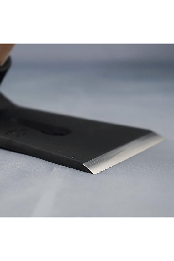 500 gr Çelik Keser Ekonomik Dayanıklı Odun Bahçe Ot Çift Yönlü Ahşap Ergonomik Saplı Profesyonel