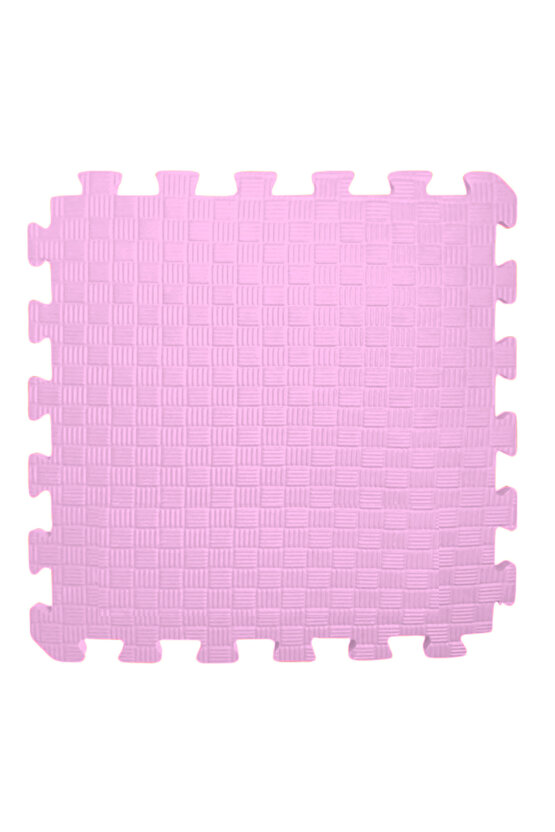 Tatami Zemin Karosu Spor Zemin Çocuk Odası Matı Ses Yalıtımlı Karo Halı Eva Panel Pembe 50 Cm